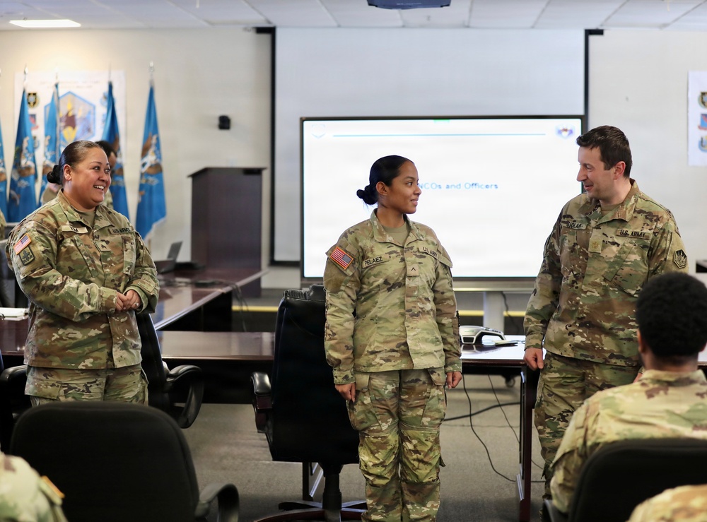 HHC, 336th E-MIB Private to Private 1st Class Promotion Ceremony