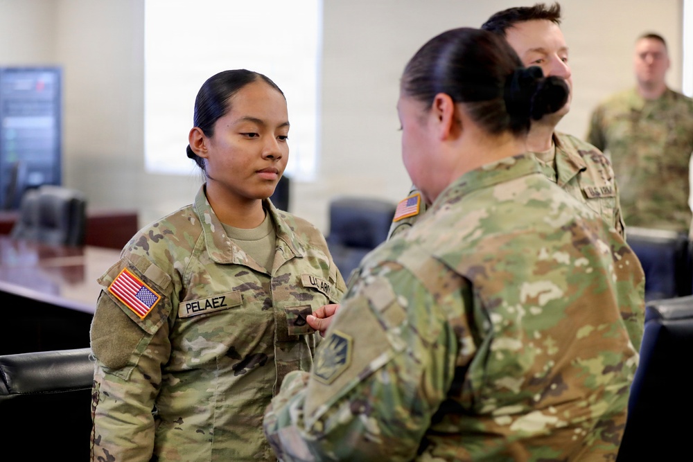 HHC, 336th E-MIB Private to Private 1st Class Promotion Ceremony