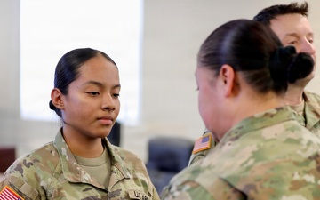 HHC, 336th E-MIB Private to Private 1st Class Promotion Ceremony