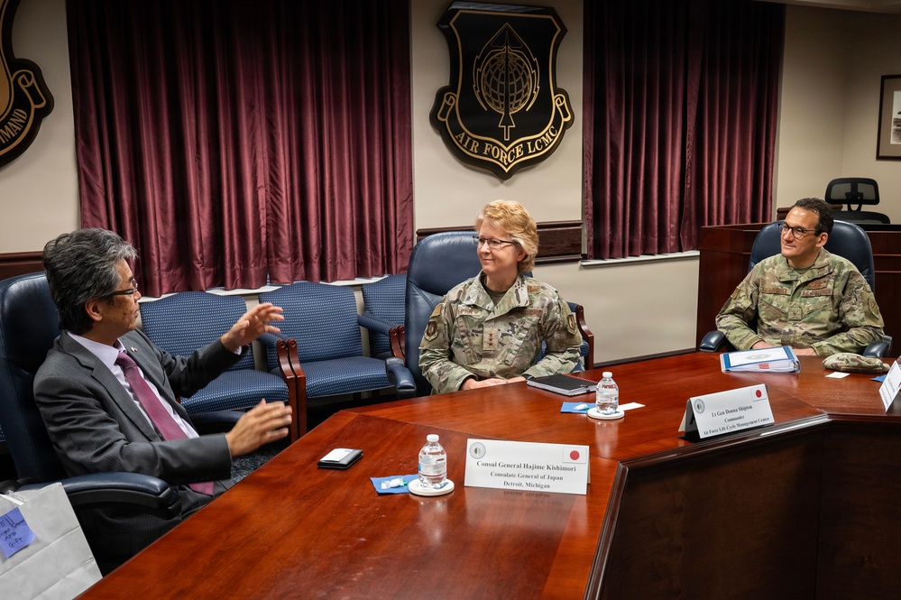 Consul General of Japan in Detroit visits Wright-Patt