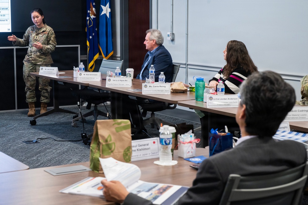 Consul General of Japan in Detroit visits Wright-Patt