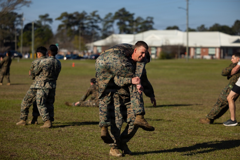 2nd Reconnaissance Battalion Navy and Marine Corps Medal Ceremony