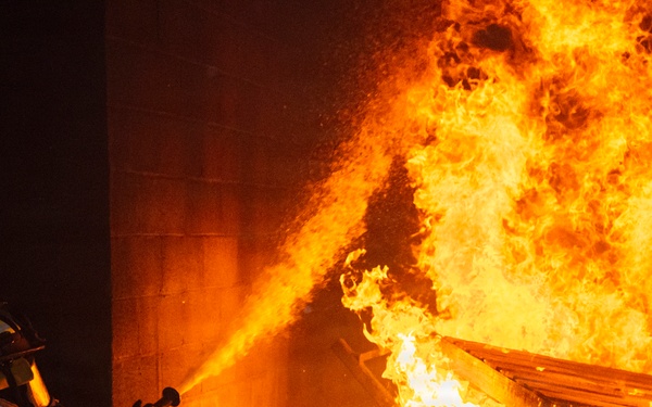 Delaware Air National Guardsmen Conduct Structural Live Fire Training