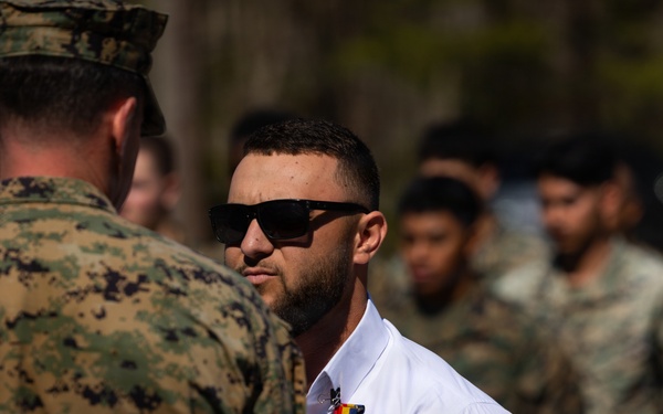 2nd Reconnaissance Battalion Navy and Marine Corps Medal Ceremony