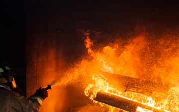 Delaware Air National Guardsmen Conduct Structural Live Fire Training