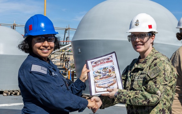 Captains Call Onboard the USS Green Bay