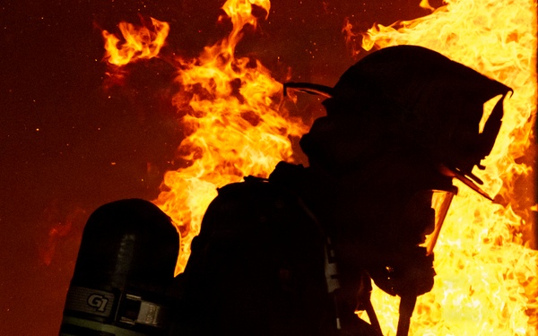 Delaware Air National Guardsmen Conduct Structural Live Fire Training