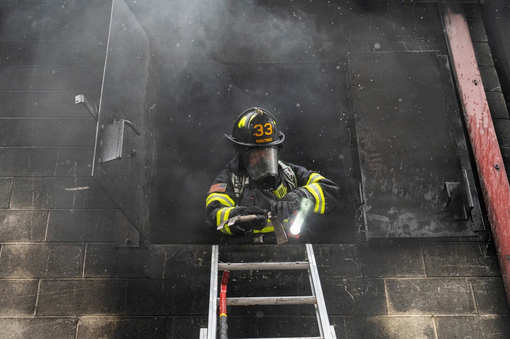 Delaware Air National Guardsmen Conduct Structural Live Fire Training