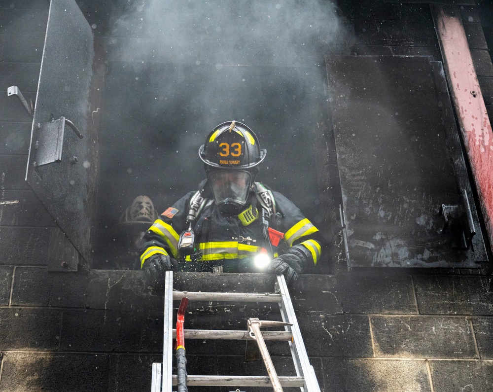 Delaware Air National Guardsmen Conduct Structural Live Fire Training