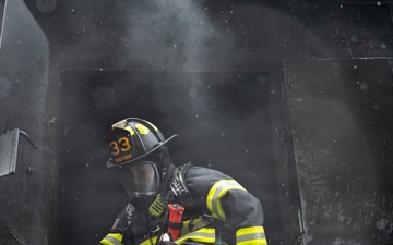 Delaware Air National Guardsmen Conduct Structural Live Fire Training