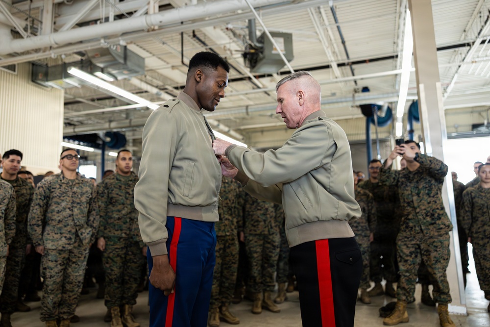 The Commandant, Gen. Eric M. Smith visits U.S. Marines at the Curtin Garvey Complex