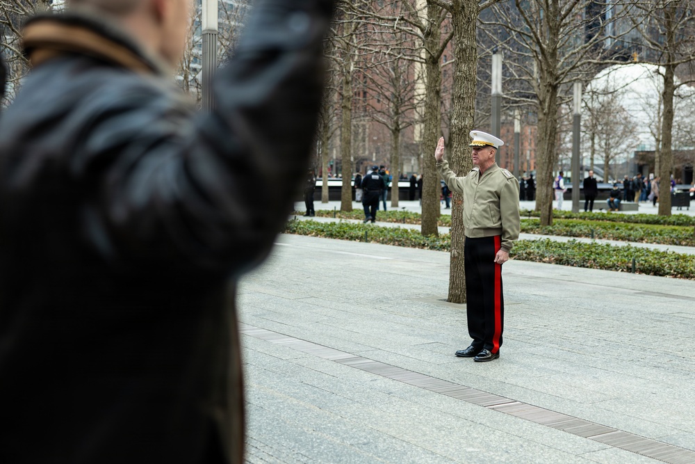 The Commandant, Gen. Eric M. Smith visits RSS Empire State