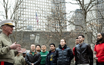 The Commandant, Gen. Eric M. Smith visits RSS Empire State