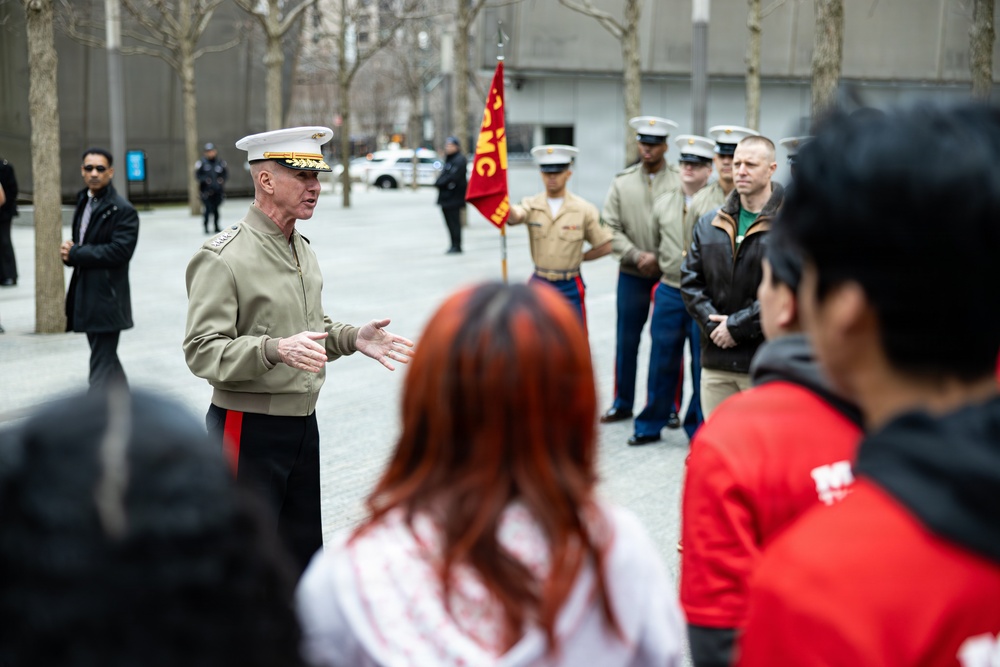 The Commandant, Gen. Eric M. Smith visits RSS Empire State