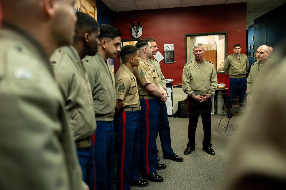 The Commandant, Gen. Eric M. Smith visits RSS Empire State