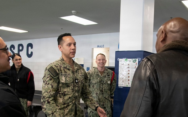 Rear Adm. Stephen Barnett visits RTC