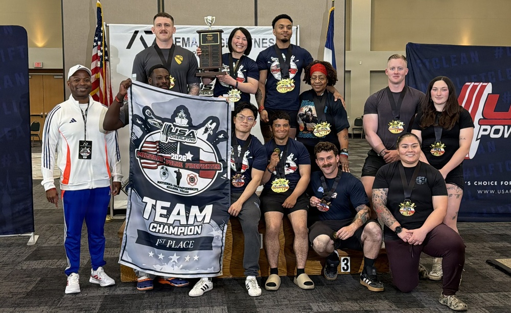 Phantom Warrior Powerlifting Team Competes in USA Powerlifting’s 2026 Military and Police/Firefighter National Powerlifting Championships