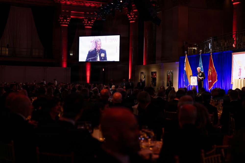 The Commandant, Gen. Eric M. Smith is the Guest of Honor for the Marine Corps Law Enforcement Foundation Gala