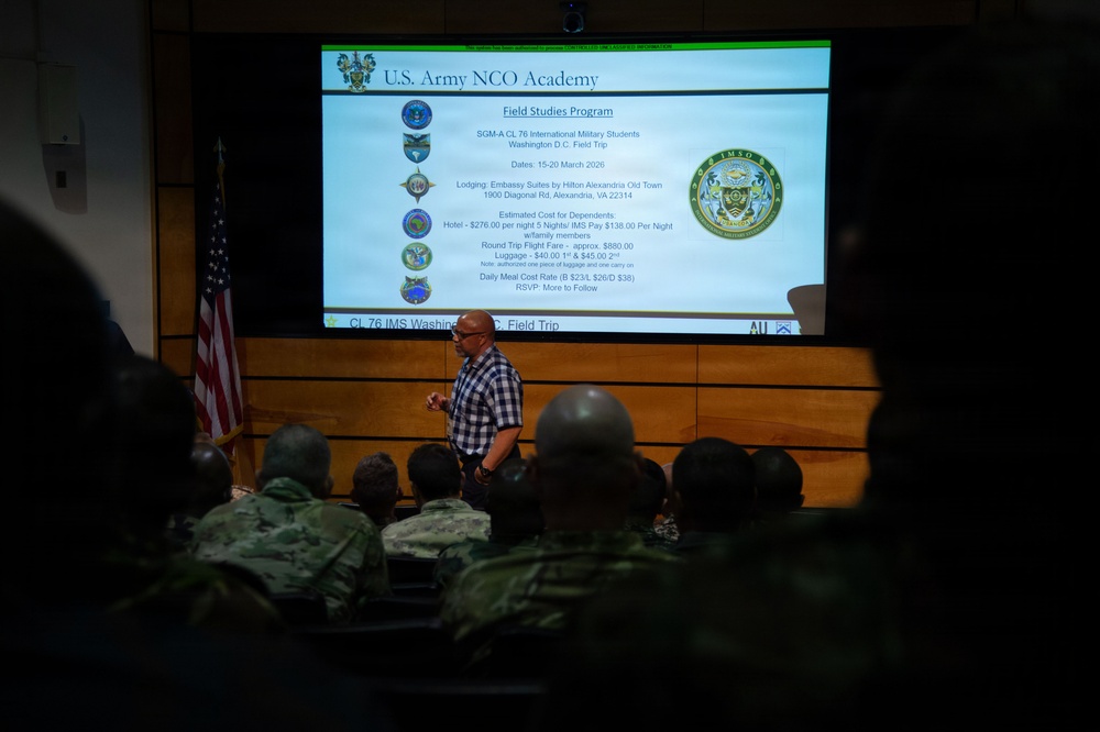 International Military Students conclude Washington, D.C., field studies program, strengthening global partnerships