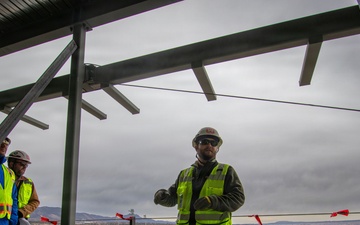 USACE Omaha District Construction Division supervisors site visit to USAFA Prep School dorm