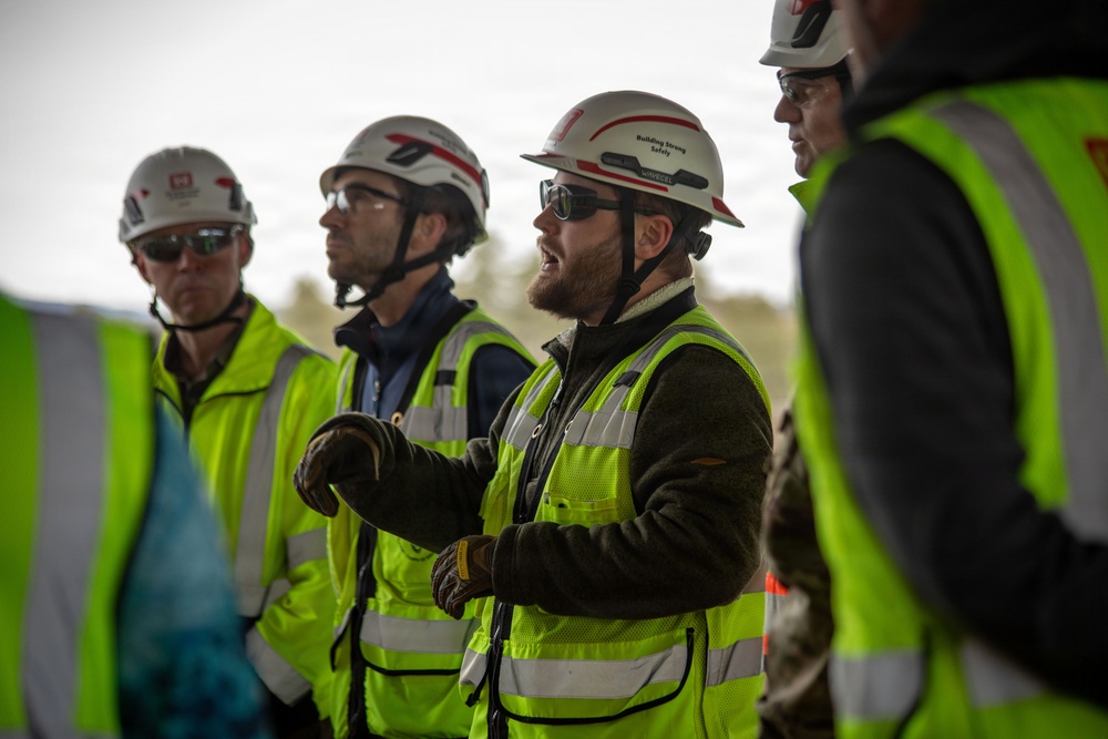 USACE Omaha District Construction Division supervisors site visit to USAFA Prep School dorm