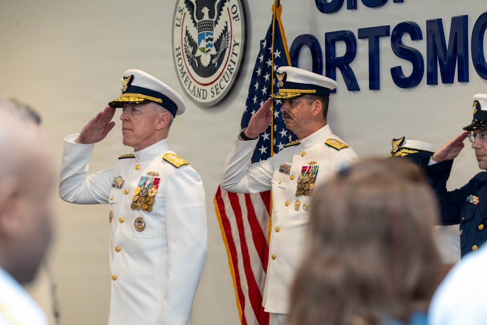 Coast Guard Atlantic Area holds change of command in Virginia