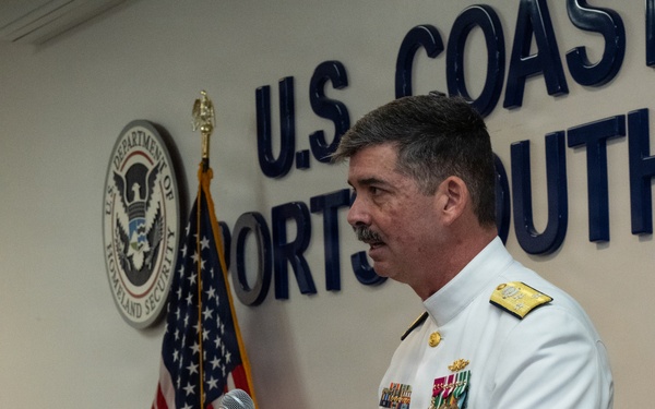 Coast Guard Atlantic Area holds change of command in Virginia