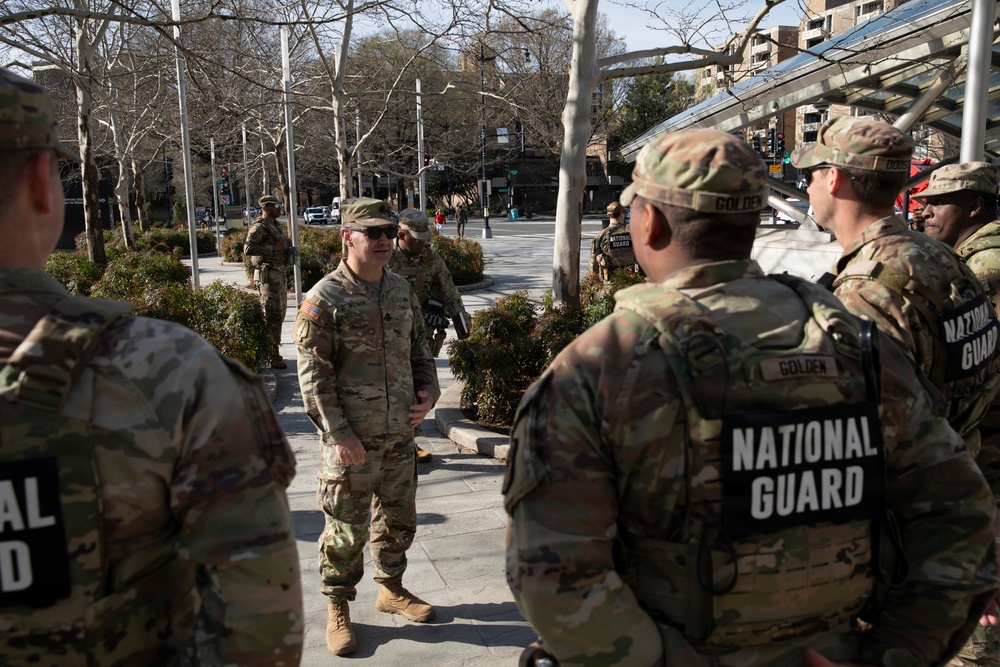 Sergeant Major of the Army visits JTF-DC Soldiers