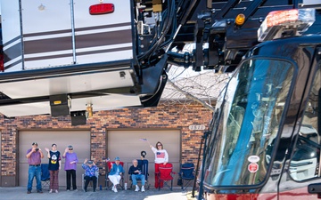 World War II veteran honored with a parade for 102nd birthday