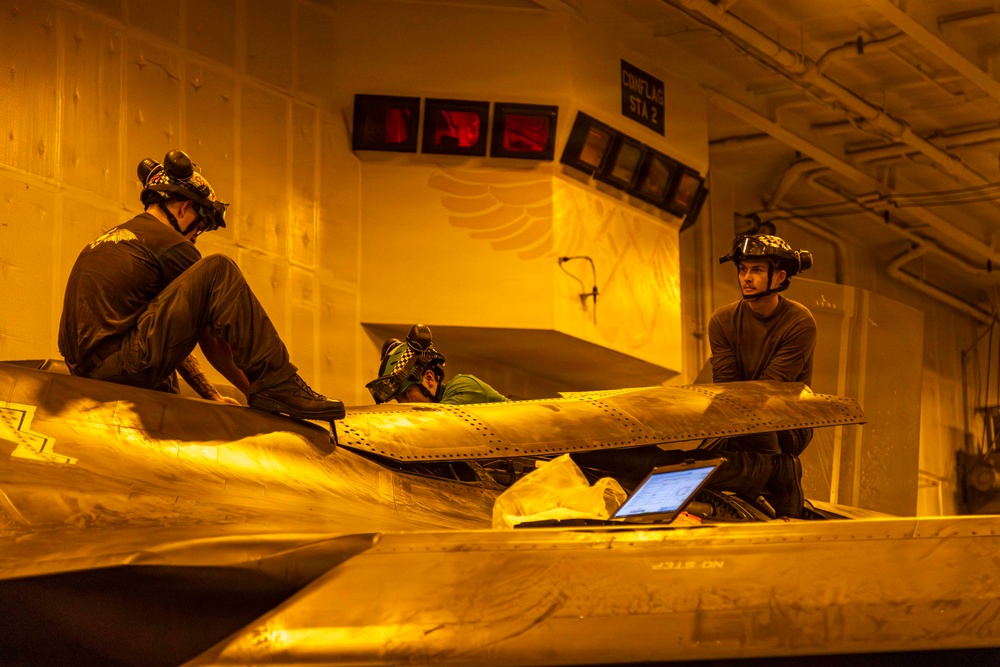USS Abraham Lincoln (CVN72) supports Operation Epic Fury