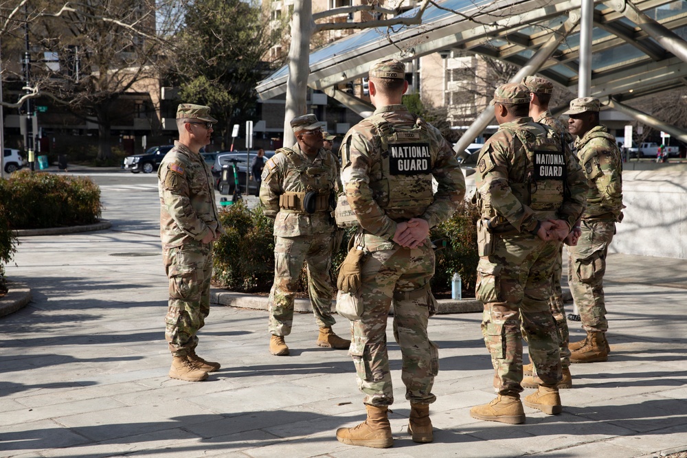 Sergeant Major of the Army visits JTF-DC Soldiers