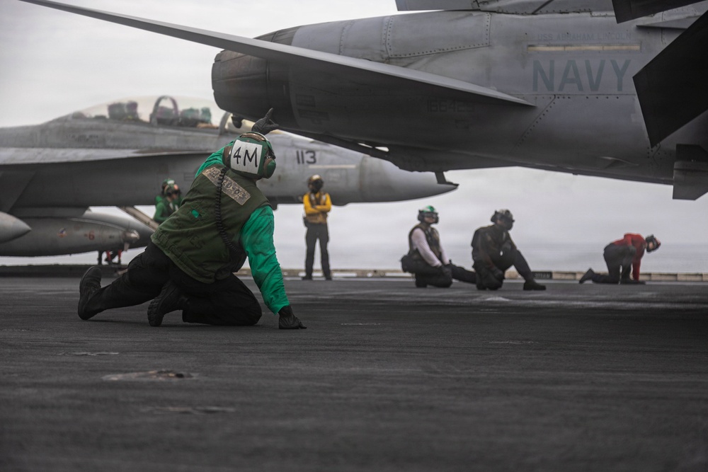 USS Abraham Lincoln (CVN72) supports Operation Epic Fury