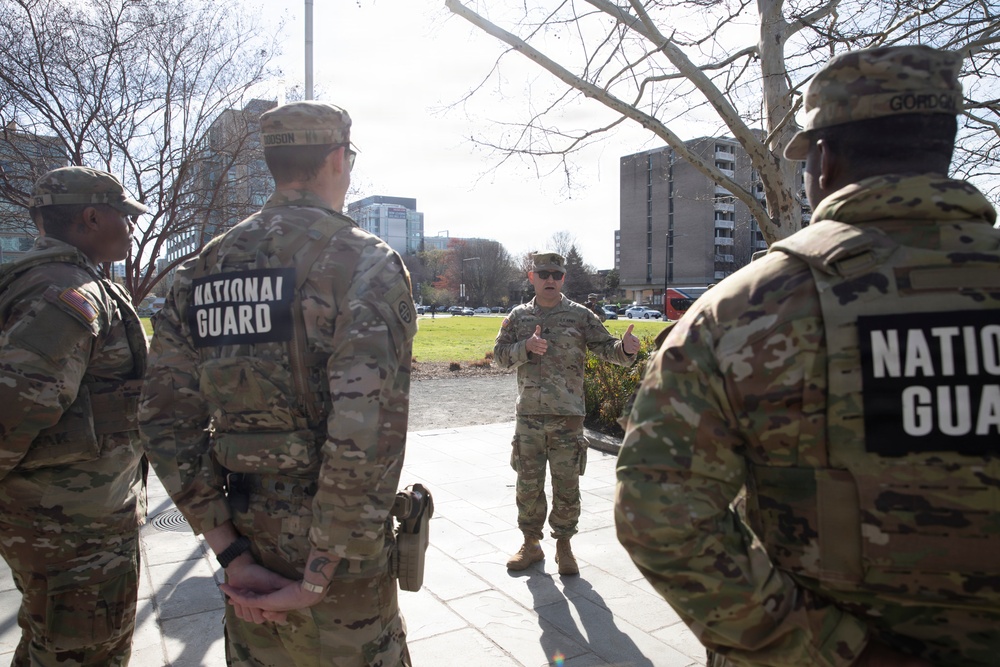 Sergeant Major of the Army visits JTF-DC Soldiers