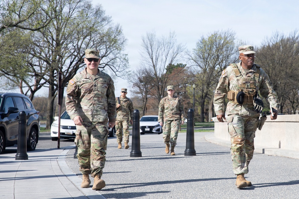 Sergeant Major of the Army visits JTF-DC Soldiers