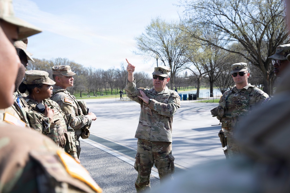 Sergeant Major of the Army visits JTF-DC Soldiers