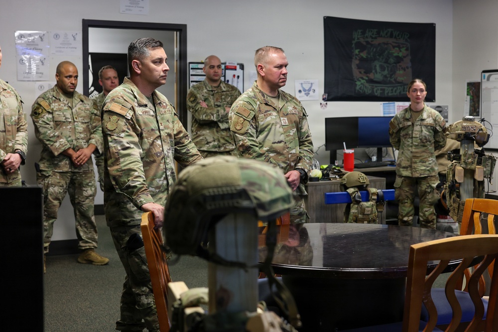 AETC Security Forces Leadership Visits Sheppard AFB