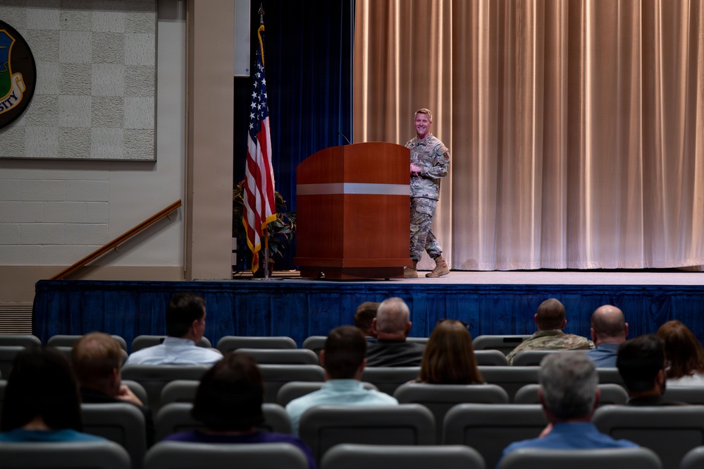 Lt. Gen. Tulley connects with Maxwell’s Mission-Ready Workforce