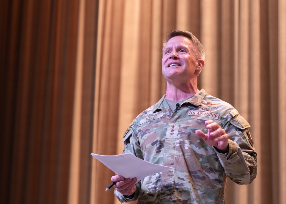 Lt. Gen. Tulley connects with Maxwell’s Mission-Ready Workforce