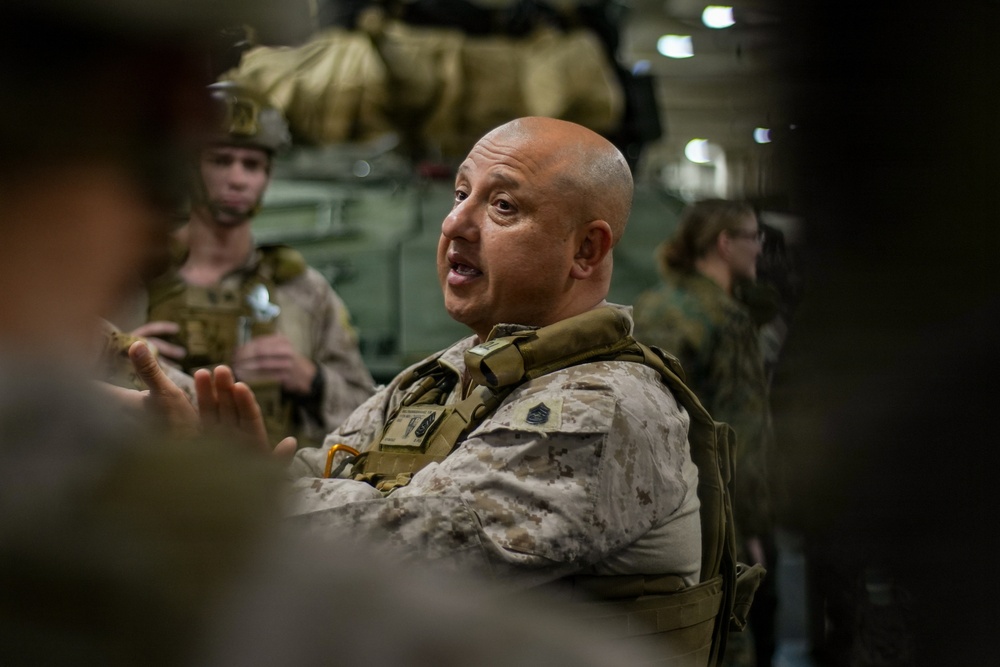 11th MEU Marines Conduct Shipboard Training Exercises