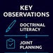 Joint Logistics Planners Course Observations