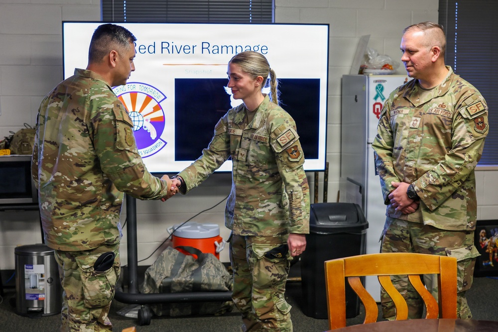 AETC Security Forces Leadership Visits Sheppard AFB