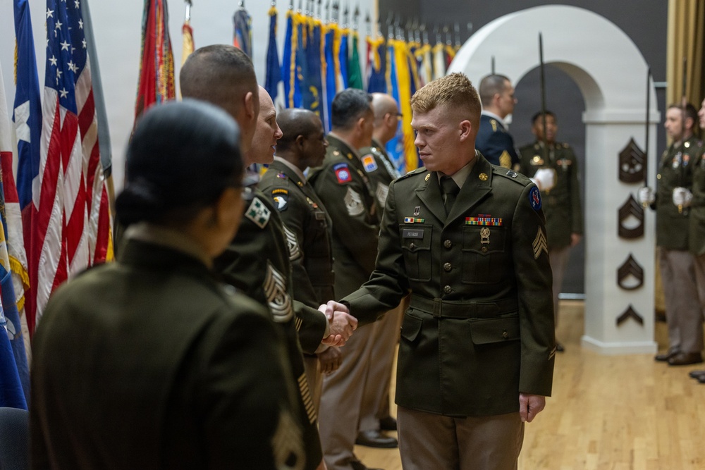 1st Multi-Domain Task Force Noncommissioned Officer Induction Ceremony