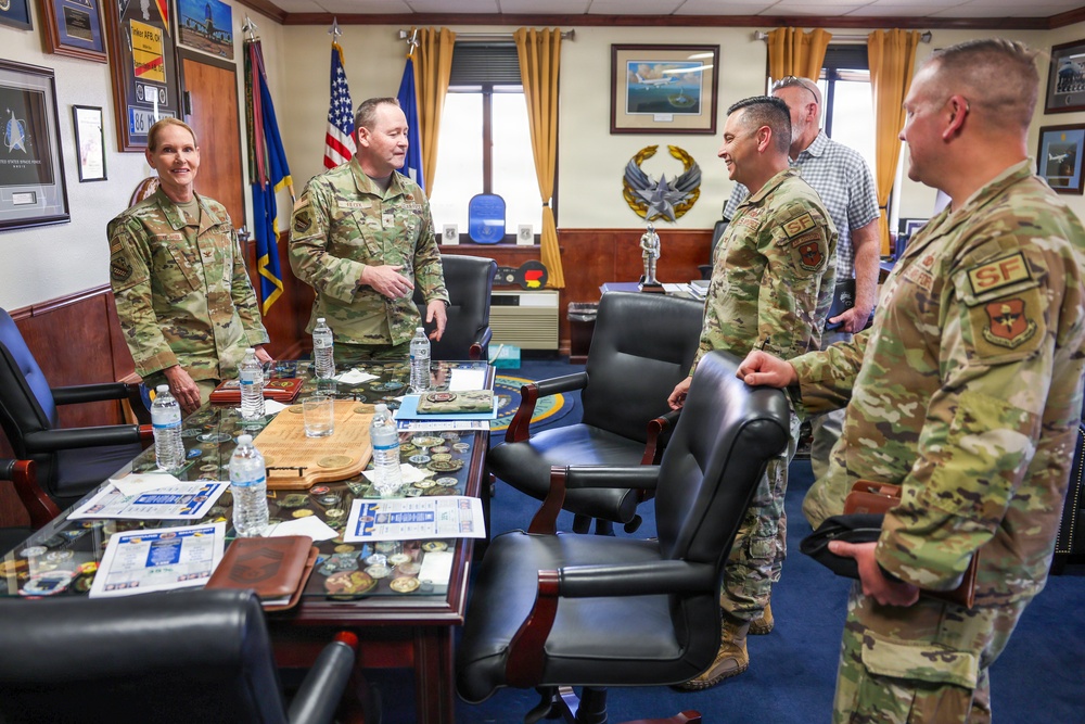 AETC Security Forces Leadership Visits Sheppard AFB