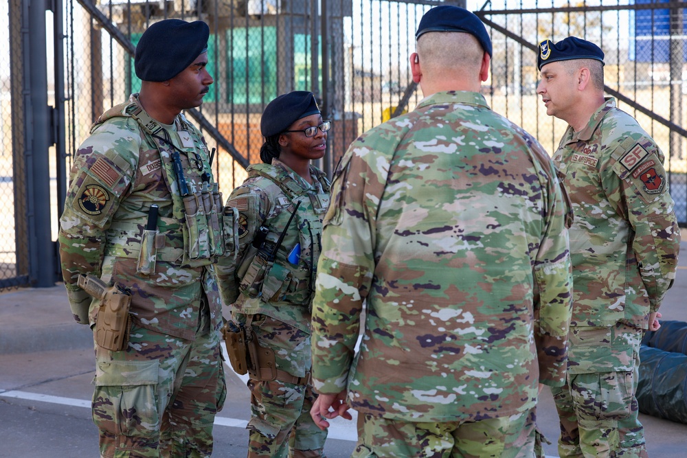 AETC Security Forces Leadership Visits Sheppard AFB