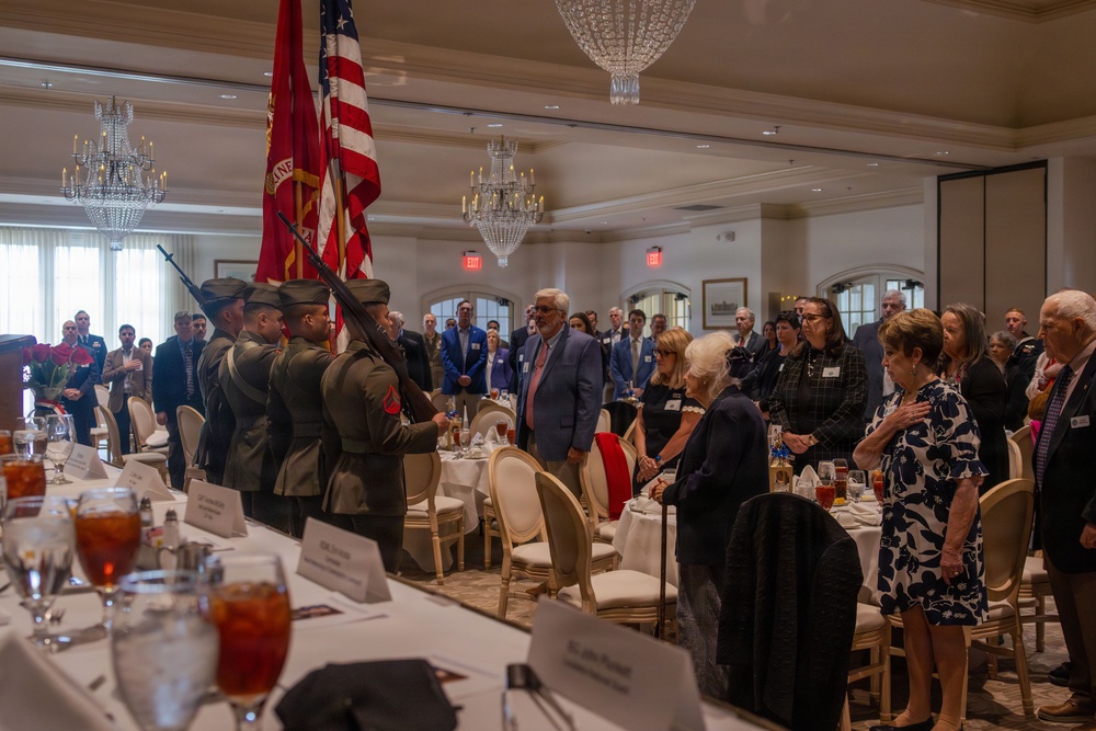 The New Orleans Navy League hosts the annual military appreciation day luncheon with guest of honor Lt. Gen. Anderson IV