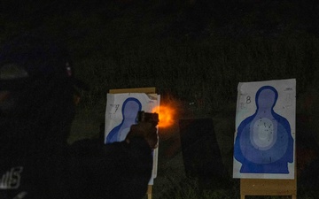 USS America (LHA 6) Sailors Conduct Small Arms Qualification Shoot