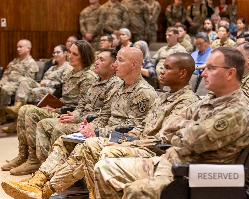Army Medicine Leaders host fireside chat at Tripler Army Medical Center