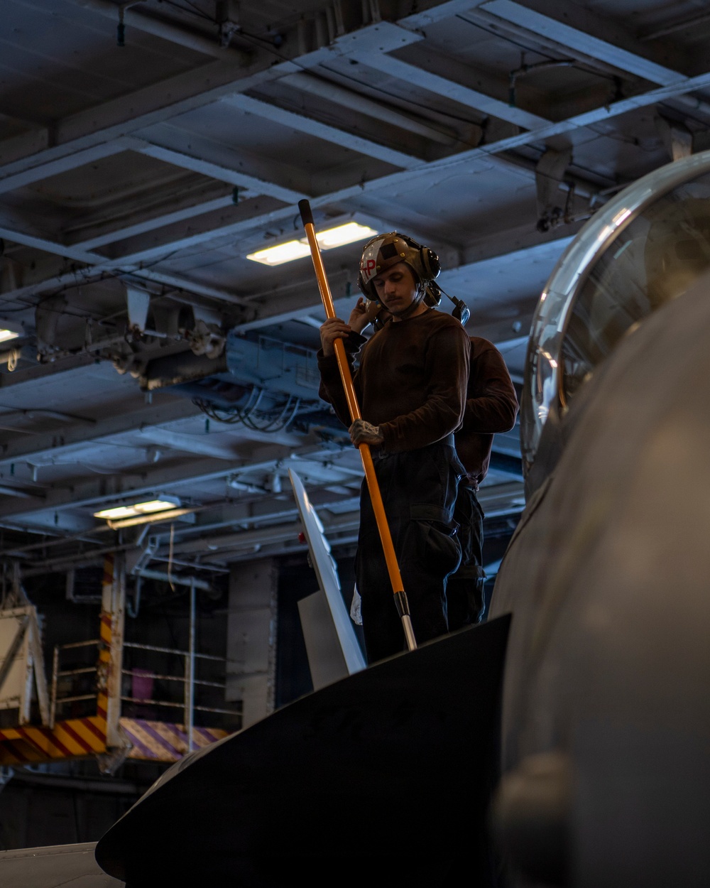 Nimitz Sailor Conducts Daily Operations