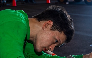 Nimitz Sailor Conducts Maintenance