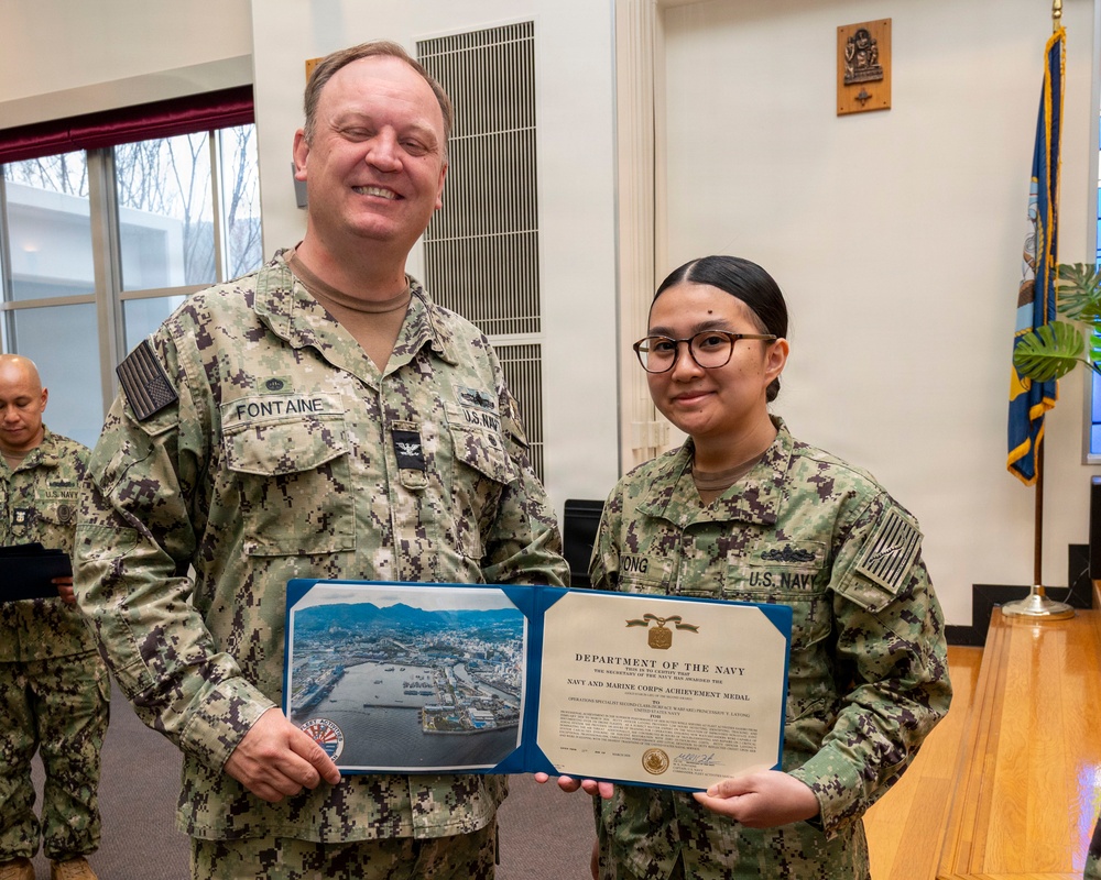 CFAS Awards and Quarters March 2026